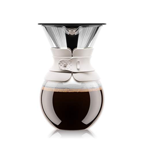 Bodum Pour Over Coffee Maker, 17 Ounce, .5 Liter, Cork Band