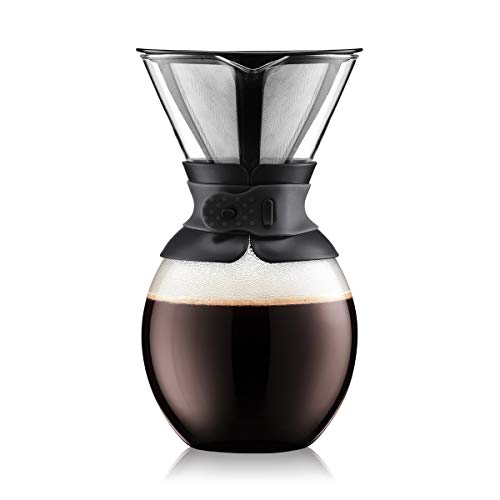 Bodum Pour Over Coffee Maker, 17 Ounce, .5 Liter, Cork Band