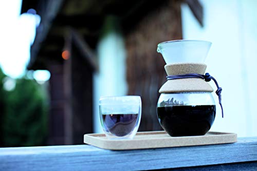 Bodum Pour Over Coffee Maker, 17 Ounce, .5 Liter, Cork Band