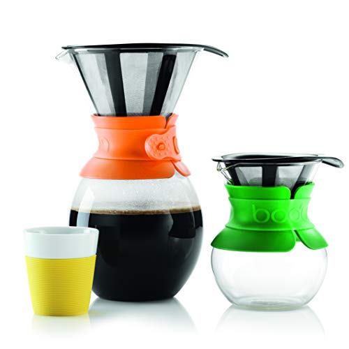 Bodum Pour Over Coffee Maker, 17 Ounce, .5 Liter, Cork Band
