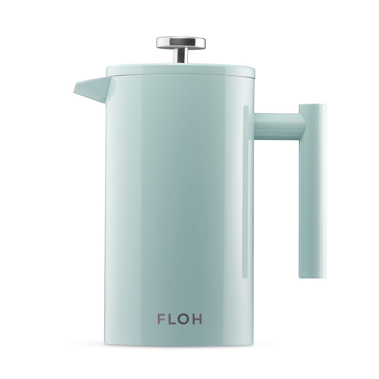 Floh French Press for Coffee & Tea in Black Gloss - 34 Oz Insulated Stainless Steel Coffee Maker